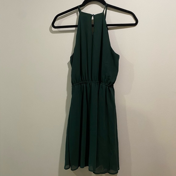 Green Flowy Dress - Picture 3 of 3